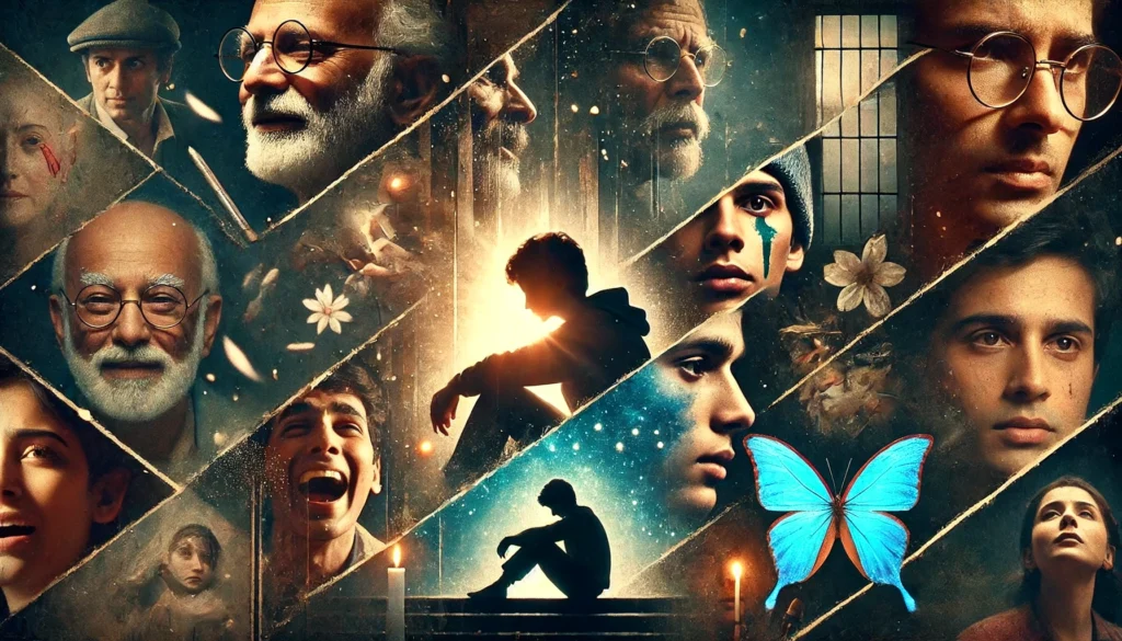 DALL·E 2024-10-21 20.56.34 - A visually captivating blog post image with an emotional and introspective theme. The background should depict a mix of cinematic scenes with characte